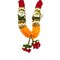 Small Idol Mala, Makhamali Bhagwan Haar, Artificial Indian ,pooja Garland, Diwali Puja Items, Krishna Decor, Red Flower Garlands, Photo Frame